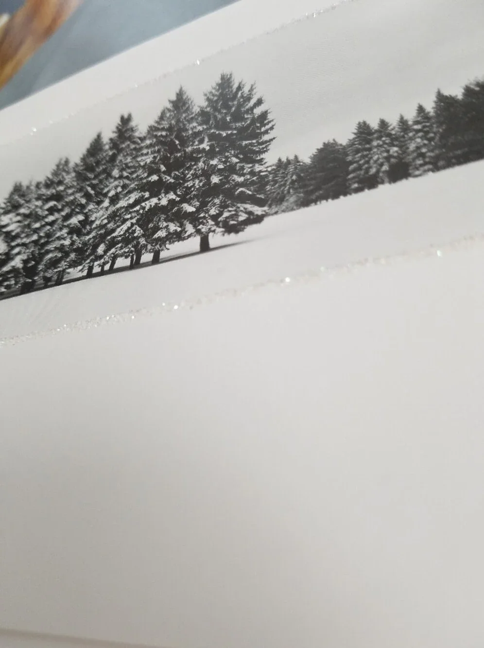 G6 Christmas Originals Target Cards Winter Scene Trees Glitter Set Of 18